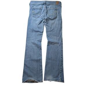 American Eagle Jeans Womens 8 Slim Boot Low Rise Y2K Grunge Boho 90s Revival